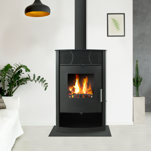 Estufa de Leña Moderna Vita Luxe 7,5 kW