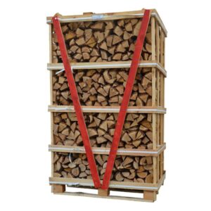 Caisse de bois de chauffage en chêne ultra sec