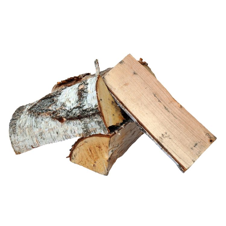 Demi-caisse de bois de chauffage en bouleau ultra sec