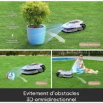 Dreame A1 Robot Tondeuse Intelligente,Tondeuse à gazon robotisée sans fil périmétrique – Image 3