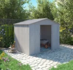 Abri de jardin métal aspect bois vieilli 86 4,72 m² – CHALET & JARDIN – Image 3