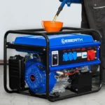 EBERTH 5500 Watt Groupe electrogene Generateur electrique portable moteur à essence 13 CV, 4 temps, 1x400V, 3x230V, 1x12V, 3 phases – Image 3