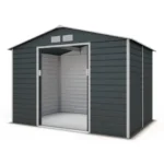 Abri de jardin métal anthracite 4,83 m² + kit d’ancrage – Image 3