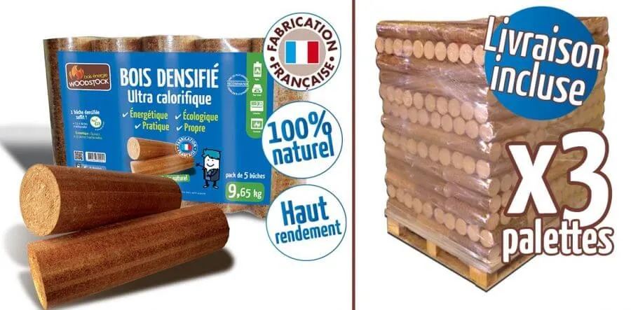 jpeg-5-900x443-1 Bûches Calorifiques WOODSTOCK 3 Palettes, Sacs De 5 Bûches – Image 1